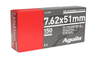 Aguila 1E762110 762x51 150 FMJBT 20