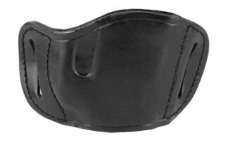 Bulldog MLBL Belt Slide Holster - Large Autos Fits Glock 17/19/22/23/26/27/31/32/33/36 Leather Black