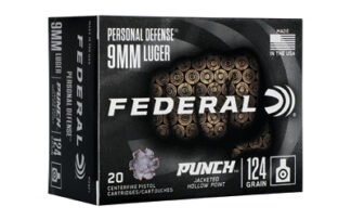 FED PD9P1 9MM 124 PUNCH JHP 20/10