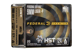 FED P9HST3S 9MM+P 124 HST 20