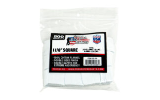 Pro- Shot Patch .22-.270 Cal Square 500 Ct.