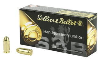 S&B 380 ACP 92 FMJ