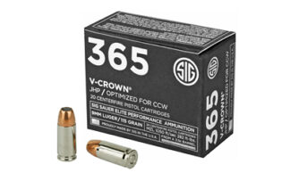 Sig E9MMA1-20 9mm 115 Gr JHP V Crown