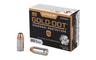 Speer 23606GD .380 Auto 90 Gr. HP 20 rd.