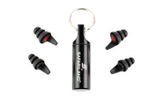 SAF In Ear Hearing Protection Safariland Black/Red w/Red Packaging