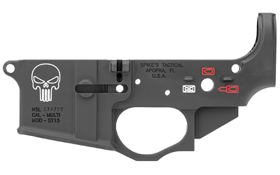 Spikes Tac. Stripped Lower Receiver Punish Colored