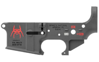 Spikes Tactical Stripped Lower Red Spider
