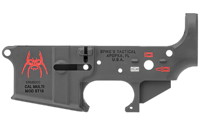 Spikes Tactical Stripped Lower Red Spider