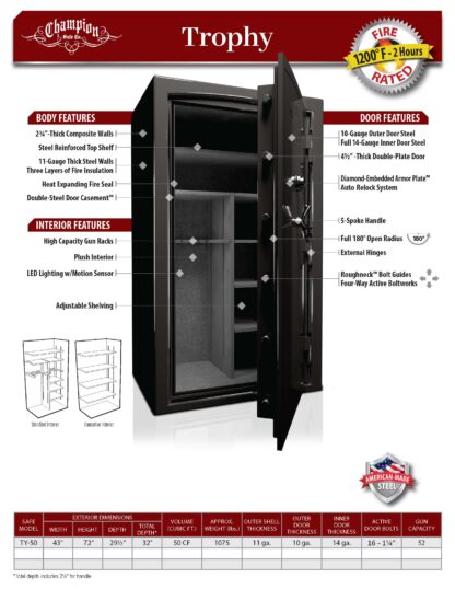 CHAMPION TROPHY TY50-GRANITE