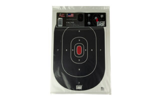 Pro Shot SILH-INTP-8PK Splatter Shot Silhouette Insert BLK W/ Red CTR 8 PK.