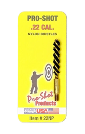 PRO-SHOT 22NP .22 CAL. NYLON PISTOL BRUSH