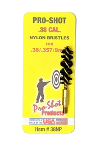 Proshot 38NP .38 Cal/.9mm Nylon Pistol Brush