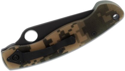 SPY C36GPCMOBK Milt. PLN BLK Blade Camo G-10