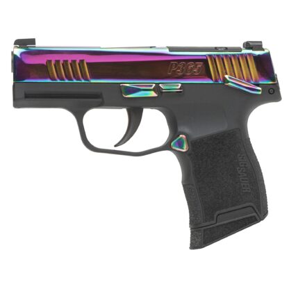 SIG P365X 9MM RAINBOW TI 12+1 NS 365X-9-RBT-MS