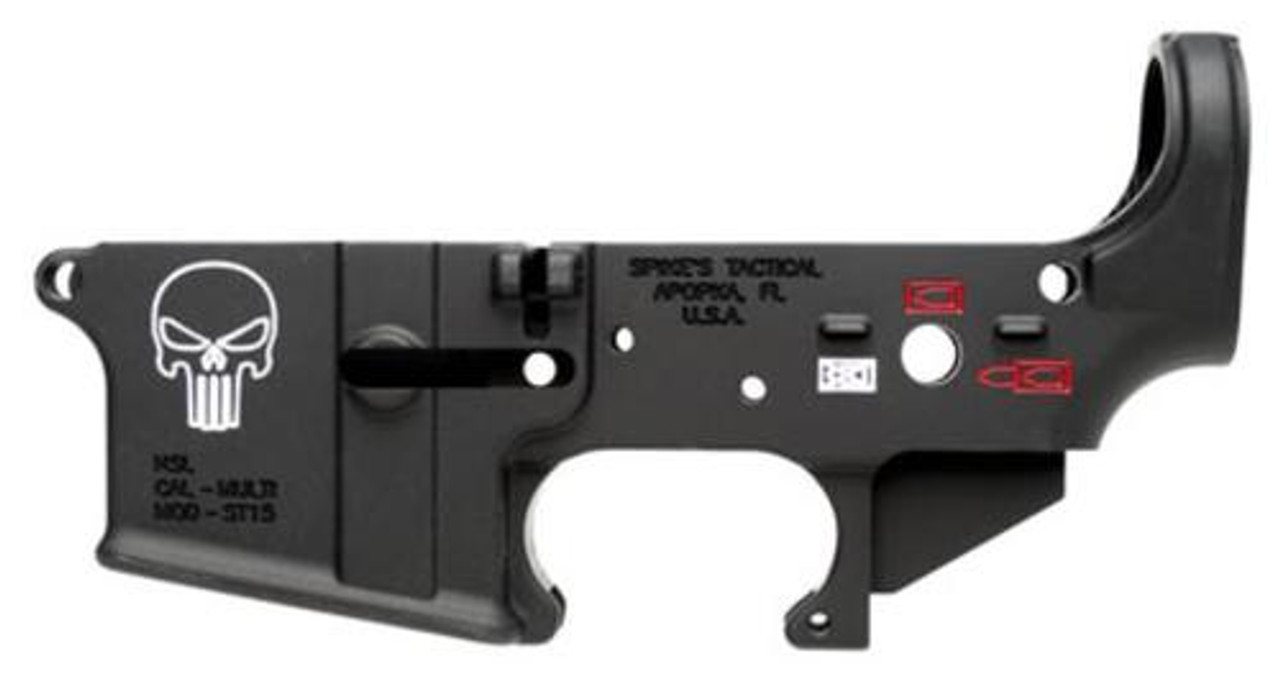 Spikes Tac. Stripped Lower Receiver Punish Colored