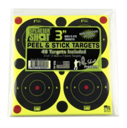 PROSHOT 3B-GREEN-48 3" SPLATTERSHOT BULLSEYE TRG