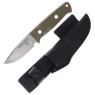 BENCHMADE 165-1 SIBERT,MINI BUSHCRAFTER,FIXED BLADE,DROP POINT