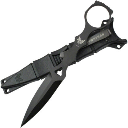 Benchmade 176BK Dagger, FB, Sheath