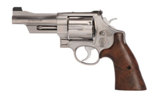 S&W 629 MOUNTAIN GUN 44MAG 4" SS BEAR HUG GRIPS/GOLD BEAD/NO IL