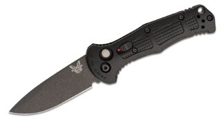 BENCHMADE 9570BK MINI CLAYMORE, AUTO, DROP POINT
