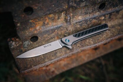 Buck 13245 Cavalier, Frm. Lock, Gray anodized Aluminim HDL