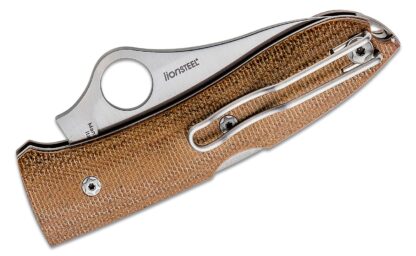 SPYDERCO C255CMP SPYOPERA BROWN CANVAS M390 PLAINEDGE