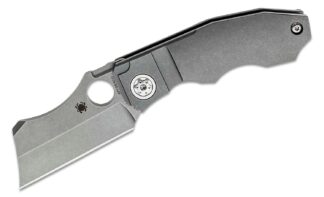 SPYDERCO C260TIP STOVEPIPE TITANIUM CPM 20CV PLAINEDGE