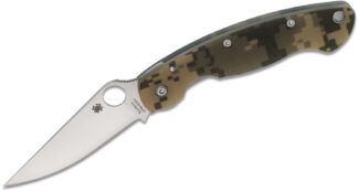 SPYDERCO C36GPCMO Military Model CAMO G-10 Plainedge