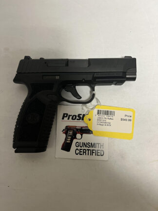 USED FN Reflex 9MM S/N CCW0080332 3-Mags & BOX
