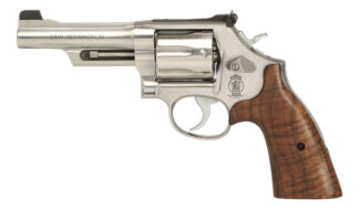 S&W 686 Mountain Gun 357Mag 4" SS Bear Hug Grips/Gold Bead
