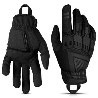 Glove Station GS-TKG126-BK-L The Impulse Guard Heavy-Duty Tactical Safety Work Gloves LG BLK