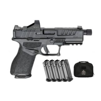 Springfield Armory Echelon Compact 9MM, Threaded, Black W/Optic, 5 Mags & Rangebag