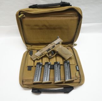 S&W M&P9 2.0, 4.95",FDE,OR,TS, Savior FDE Bag, 5 Mags