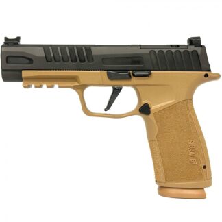 Sig P365, 9MM 4.3IN X-Series, REV 2 Tone Coy, Striker Fiber Optic Front, Blk Rear