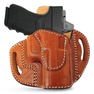 TAGUA TX-ELITE-BH3-522 OPTIC READY MOST 9MM/40/45 DOUBLE STACK 3.9" GLOCK 19/SIG P320/X-COMPACT / BROWN R/H