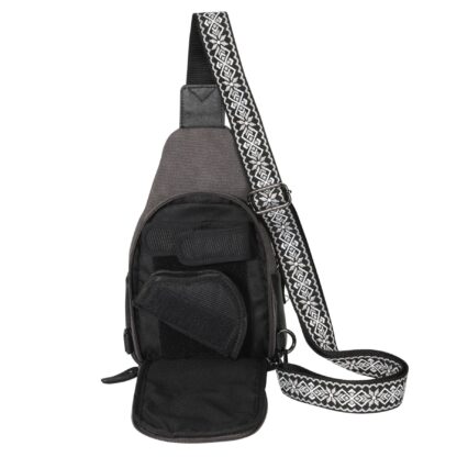 Concealed Carry Indie Canvas Sling by DS Conceal - Gray