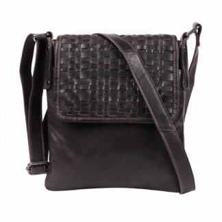 Concealed Carry Woven Hana Crossbody by Lady Conceal - Gray