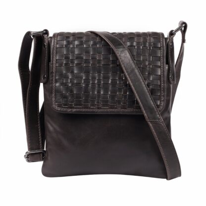 Concealed Carry Woven Hana Crossbody by Lady Conceal - Gray
