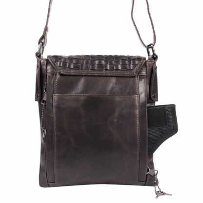 Concealed Carry Woven Hana Crossbody by Lady Conceal - Gray