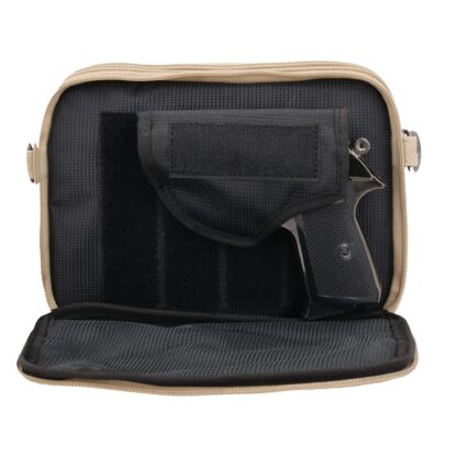 Concealed Carry Hadley Suede Crossbody by Lady Conceal - Sand
