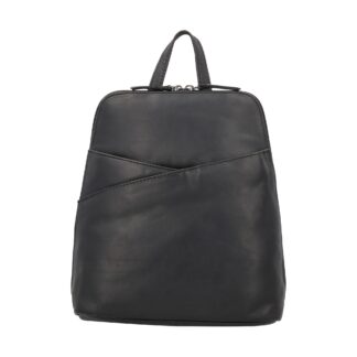 Concealed Carry Jayden Leather Backpack by Lady Conceal - Black