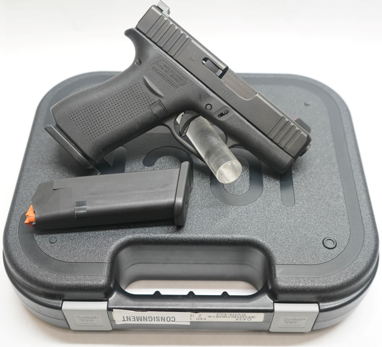 USED Glock 43X 9MM S/N BVDE453 2-Mags & BOX