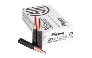 SIG AMMO, 300BLK, 120GR, SBR SOLID COPPER BOX/20
