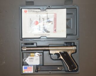 USED Ruger MK II Target 22LR S/N 219-94983 1-Mag & CASE