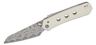 CIVIVI C22036-DS1 VISION FG Ivory G10 Handle Damascus Blade
