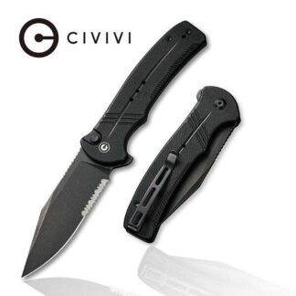 CIVIVI C20038E-1 COGENT BLK G10 Handle, Blk Stonewashed