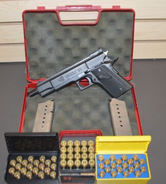 USED L.A.R. Grizzly MARK V 50 AE S/N V000814 2-Mags Ammo & BOx