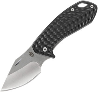 Gerber Kettlebell Framelock Folding Knife, Gray,Nail Nick 3.75",2.5" Blade