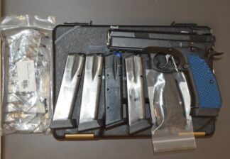 USED CZ 75 SP-01 Shadow 9MM S/N C430461 5-Mags & Box