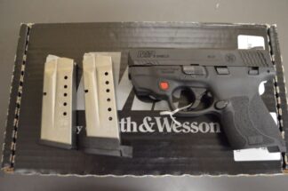 USED S&W M&P9 Shield 9MM S/NLFK9375 W/ Laser Box & 2 Mags